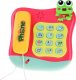 Kolorowy grający telefon z przyciskami gra melodie świeci ZA4625 3
