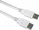 PremiumCord Prodlužovací kabel USB 3.0 Super-speed 5Gbps A-A, MF, 9pin, 3m, bílá 3
