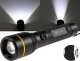 Handheld flashlight 10W, rechargeable USB-C, black, ARCAS 1