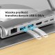Unitek Podstawka pod laptop z odłączanym hubem USB-C HDMI 1,4, 4K PD 100W 9