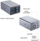 Kieszeń Unitek SATA 2.5/3.5 4 tryby 40TB USB C 10Gb/s 14