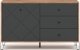 Komoda BILBAO 1D/3S dąb craft tobacco/grafit mat WIPMEB 2