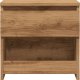 vidaXL Szafka nocna Artisan Oak 40x30x39 cm Drewno klejone 4