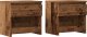 vidaXL Szafki nocne 2 szt. Stare drewno 40x30x39 cm Drewno klejone 2