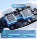 Zestaw słuchawkowy motocyklowy ASMAX S1 do kasku Bluetooth mesh interkom 3