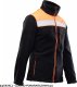 ORPO - POLAR RIVAL wzmocnienia z materiału OXFORD 3 kieszenie zapinany na zamek polar 100%  320 g/m2 pasy odblaskowe - CZARNO-POMARAŃCZOWY(cp) 4XL. 2