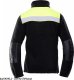 ORPO - POLAR RIVAL wzmocnienia z materiału OXFORD 3 kieszenie zapinany na zamek polar 100%  320 g/m2 pasy odblaskowe - Czarny-Żółty(cy) XL 1