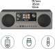 Majority Humboldt Odtwarzacz CD radio internetowe DAB FM Smart Bluetooth 1