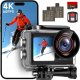 ZESTAW syndesmos Action Cam 4K 60FPS kamera sportowa podwodna 30MP 64 GB 1