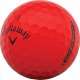 Matowe piłki golfowe CALLAWAY SUPERSOFT (czerwone) 1