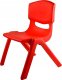 Krzesełko dzieciece do lat 3 FIORE czerwone 1