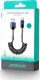 Kabel spiralny Joyroom S-A43 Crystal-Clear Series 3A USB-A / USB-C 1.5m czarny 2