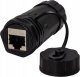Techly IWP-MD C6A-IPGLT zmieniacz płci / kabli RJ45 Czarny 2