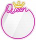 Forever Neon MIRROR LED QUEEN warm white pink FMNE04 Light 1