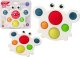 LeanToys Silikonowa Tablica Kolorowy Krab Pop It Edukacyjny Sensoryczny 1
