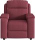 vidaXL Fotel rozkładany, winna czerwień, obity tkaniną 3