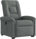 vidaXL Podnoszony fotel rozkładany, ciemnoszary, obity tkaniną 3