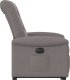 vidaXL Podnoszony fotel rozkładany, elektryczny, kolor taupe, tkanina 6