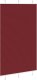 vidaXL Roleta plisowana Bordowy Czerwony 115x200 cm Szerokość tkaniny 3