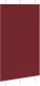 vidaXL Roleta plisowana Bordowy Czerwony 120x200 cm Szerokość tkaniny 3