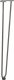 vidaXL Nogi do stołu Hairpin, 4 szt., stal, 72 cm, lita stal 6