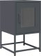 vidaXL Szafka nocna Antracyt 36x39x60,5 cm Stal walcowana na zimno 2