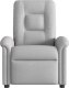 vidaXL Rozkładany fotel masujący, elektryczny, szara, tkanina 5