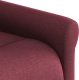 vidaXL Fotel rozkładany, winna czerwień, obity tkaniną 8