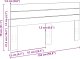 vidaXL Zagłówek 150 cm lite drewno dąb 9