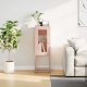 vidaXL Komoda Różowa 36x39x107 cm Stal walcowana na zimno 4