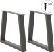 vidaXL Nogi stołu jadalnego w kształcie litery V 2 szt. Antracyt Stal 3