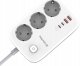 Listwa zasilająca ColorWay Power Socket 3 gniazda 2m Czarny (CW-CHE34PDW) 4
