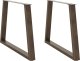 Nogi do stołu jadalnego w kształcie litery V 2 szt. Stal 1