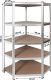 Regał metalowy rogowy magazynowy Zeus 180x90x40 cm 5 półek nośność 875 kg 2