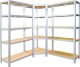 Regał metalowy rogowy magazynowy Zeus 180x90x40 cm 5 półek nośność 875 kg 3