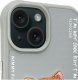 Nimmy iPhone 15 6.1" case gray/gray Glasses Cool Cat 3