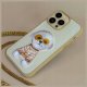 Nimmy iPhone 15 Pro 6.1" case khaki Glasses Cool Dog 8