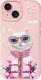 Nimmy iPhone 15 6.1" case pink Cool&Cute 2.0 Cat 1
