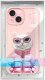 Nimmy iPhone 15 6.1" case pink Cool&Cute 2.0 Cat 13