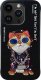 Nimmy case iPhone 15 Pro Max 6.7" black/black Glasses Cool Cat 11