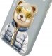 Nimmy iPhone 15 6.1" case gray/grey Cool&Cute 2.0 Bear 10