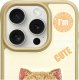 Nimmy case iPhone 15 Pro Max 6.7" khaki Cool&Cute 2.0 Cat 2