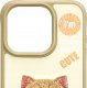 Nimmy case iPhone 15 Pro Max 6.7" khaki Cool&Cute 2.0 Cat 5