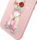 Nimmy iPhone 15 6.1" case pink/pink Glasses Cool Cat 10