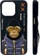 Nimmy case iPhone 15 Pro Max 6.7" black/black Cool&Cute 2.0 Monkey 1