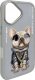 Nimmy iPhone 16 6.1" case gray/gray Glasses Cool Dog 4