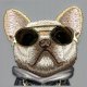 Nimmy iPhone 16 6.1" case gray/gray Glasses Cool Dog 9