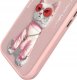 Nimmy iPhone 16 6.1" case pink/pink Glasses Cool Cat 7