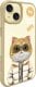 Nimmy case iPhone 15 6.1" khaki Cool&Cute 2.0 Cat 2
