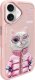 Nimmy iPhone 16 6.1" case pink Cool&Cute 2.0 Cat 1